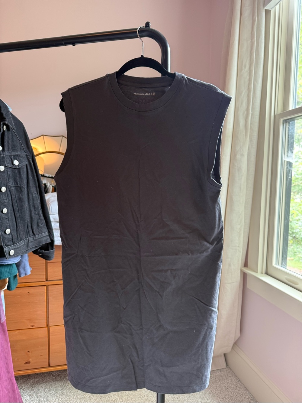 Abercrombie Black Muscle Tee Dress